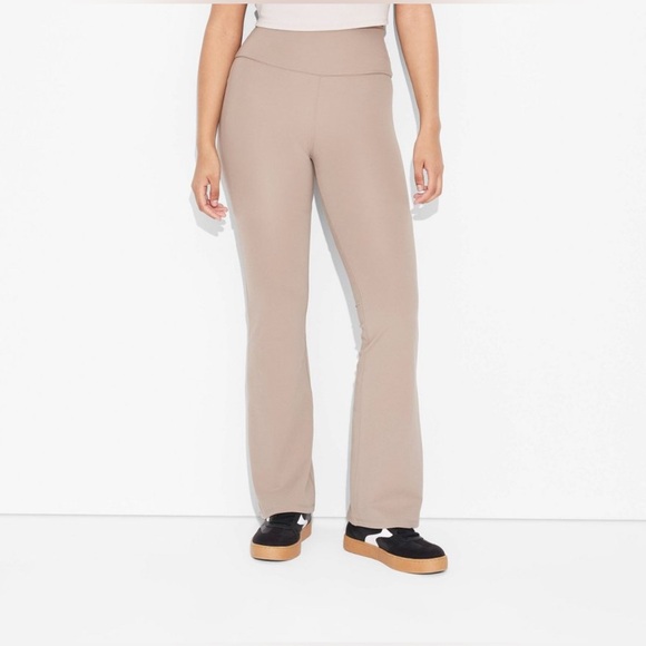 Women's High-Waisted ButterBliss Flare Leggings - Wild Fable™ Espresso - Picture 1 of 3